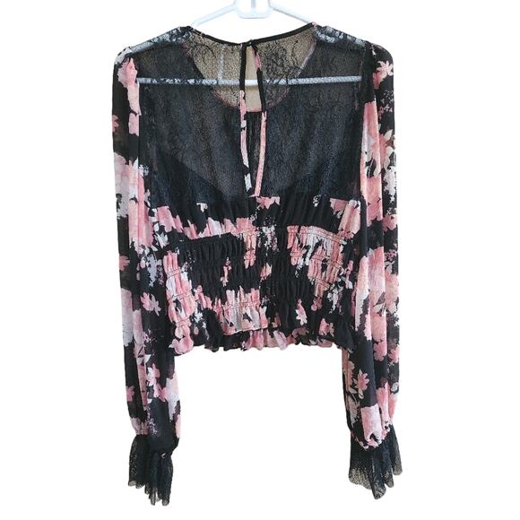 Free people lace floral top - Picture 5 of 6